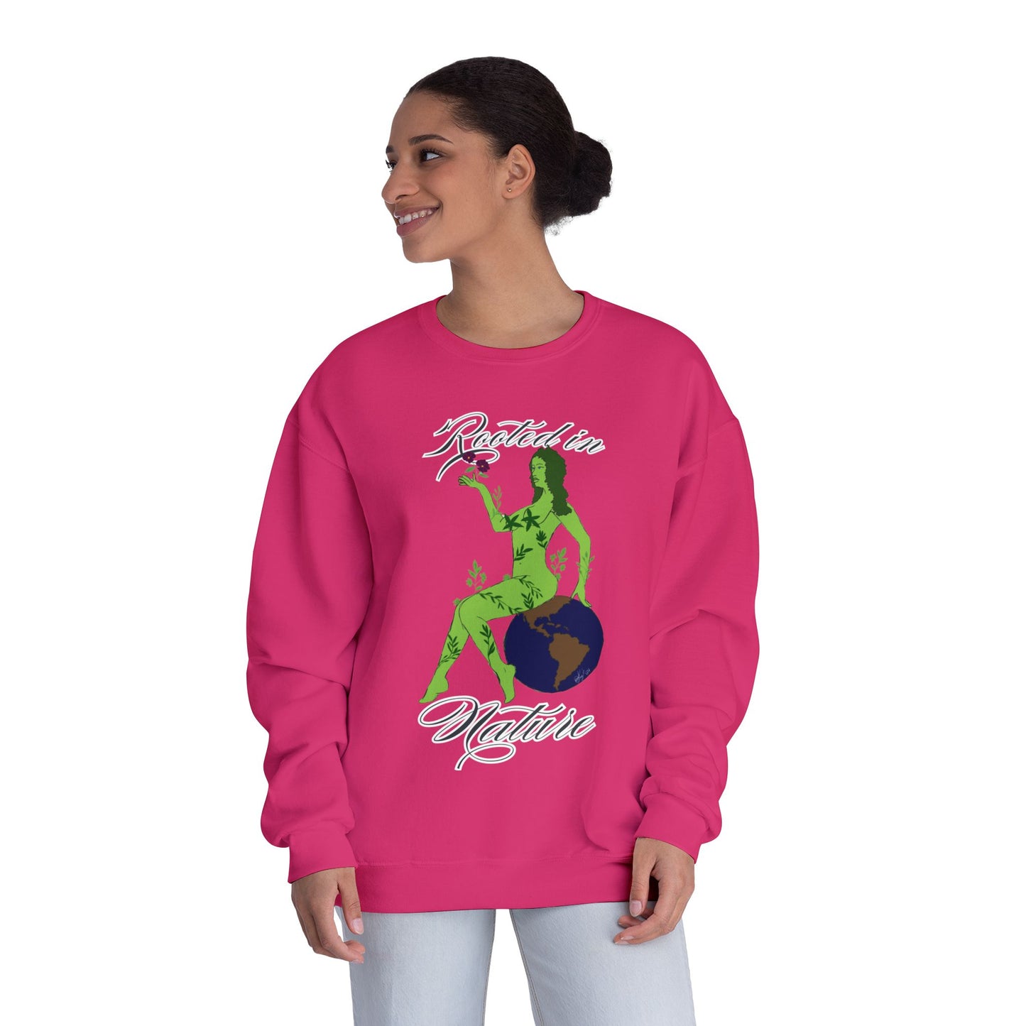 'Rooted in Nature' Crew Neck Sweatshirt