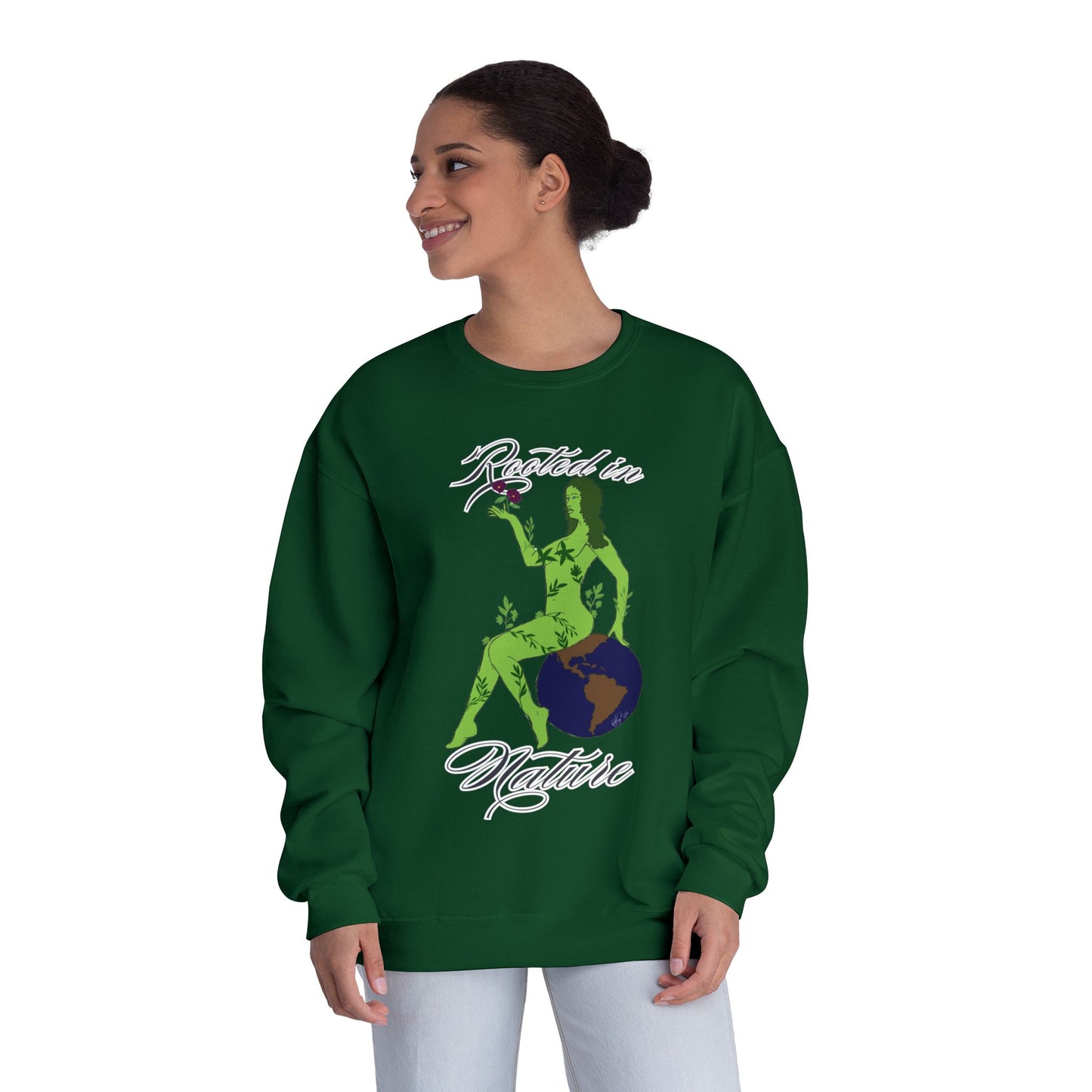 'Rooted in Nature' Crew Neck Sweatshirt