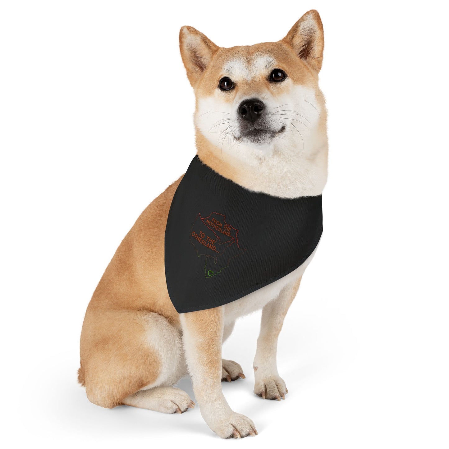 Diasporic Love Collection Pet Bandana Collar