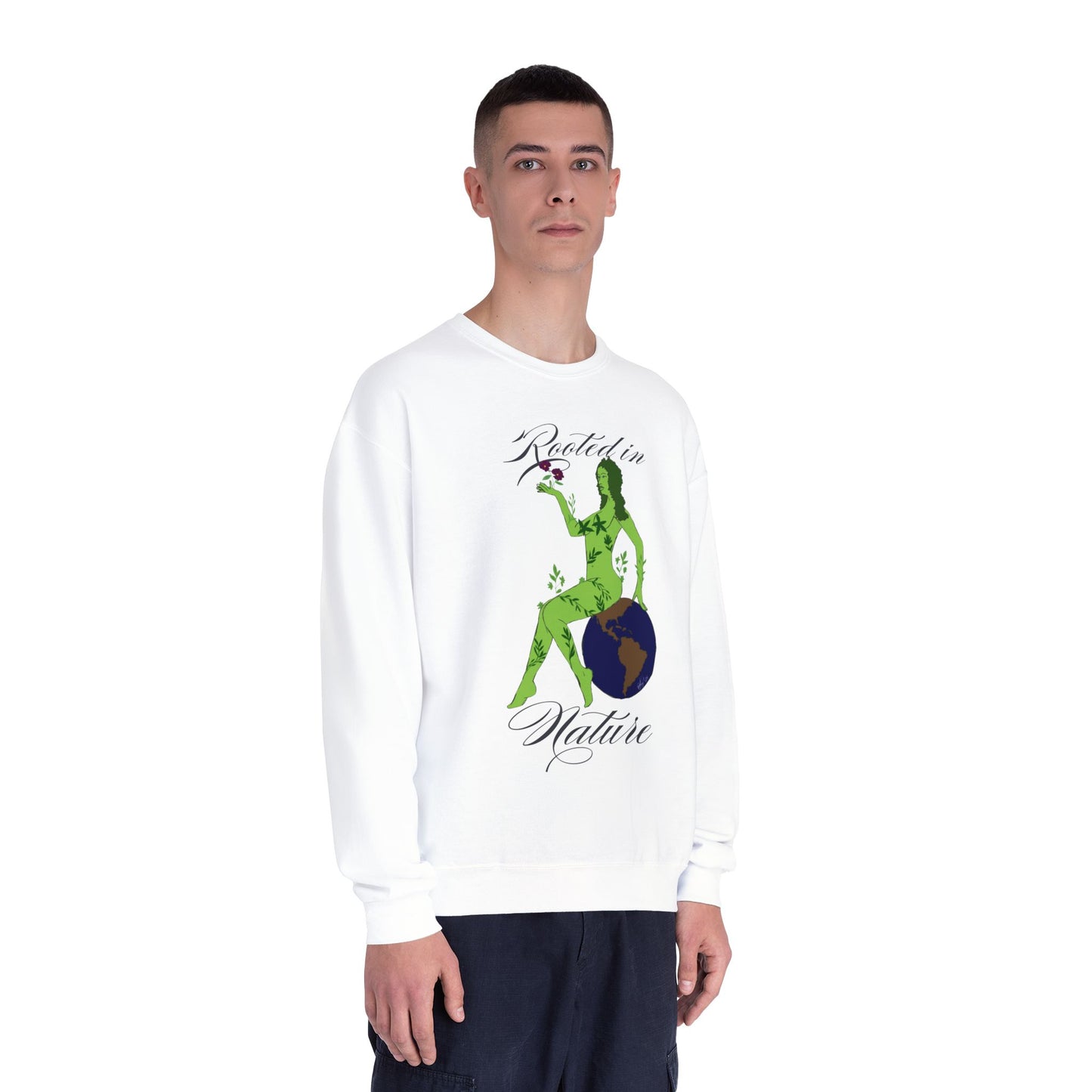 'Rooted in Nature' Crew Neck Sweatshirt