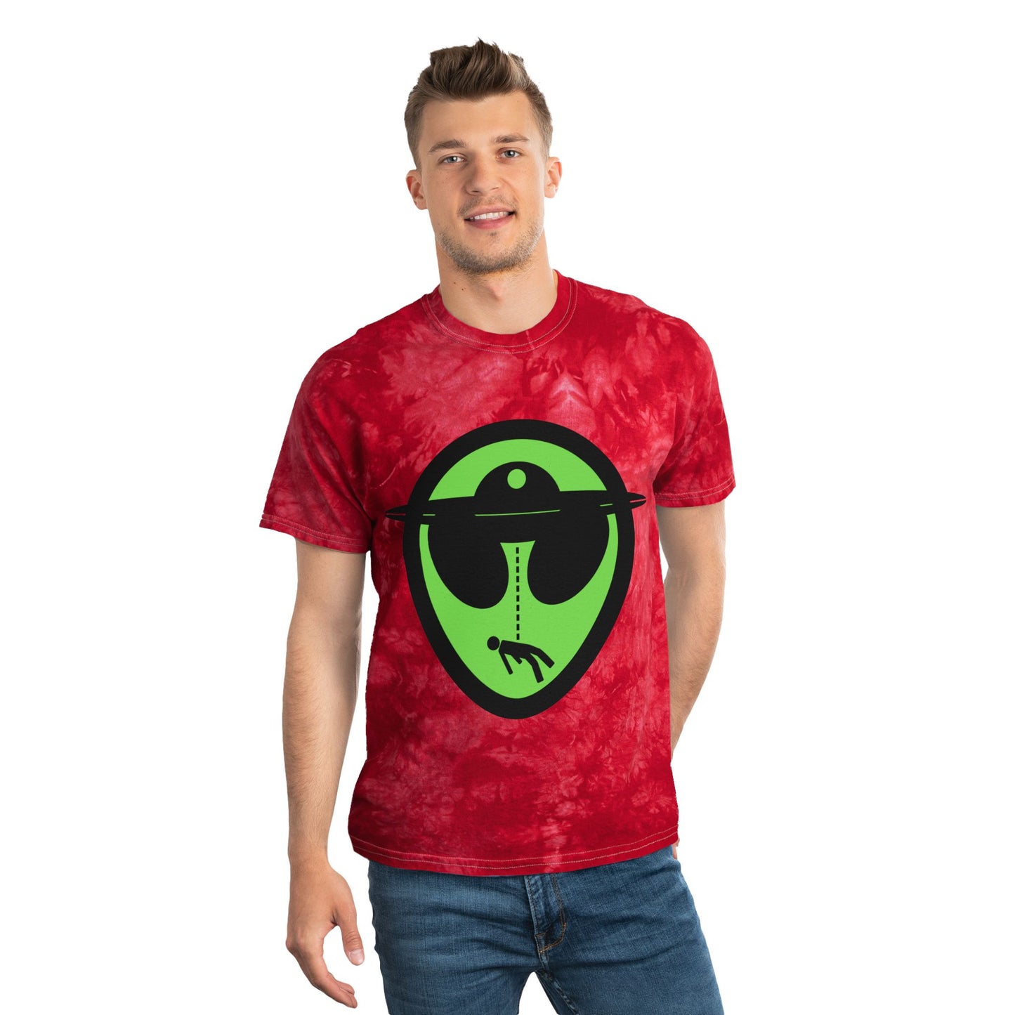 'OUTERVERSE' Tie-Dye T Shirt