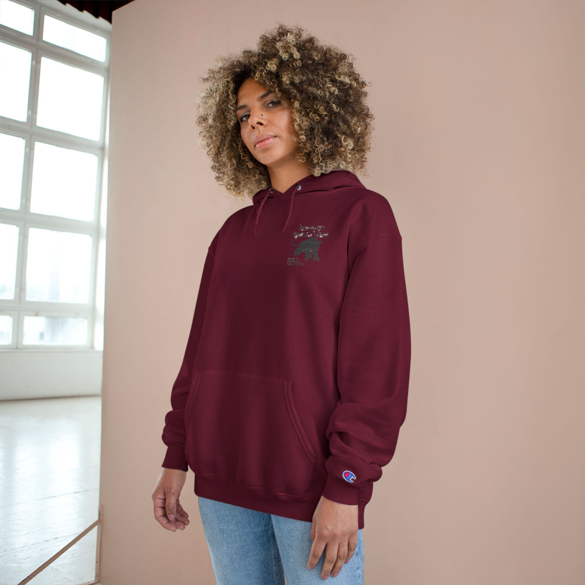 Diasporic Love Collection Champion Branded Hoodie