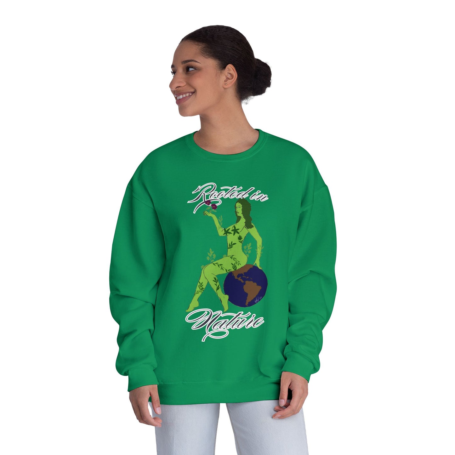 'Rooted in Nature' Crew Neck Sweatshirt