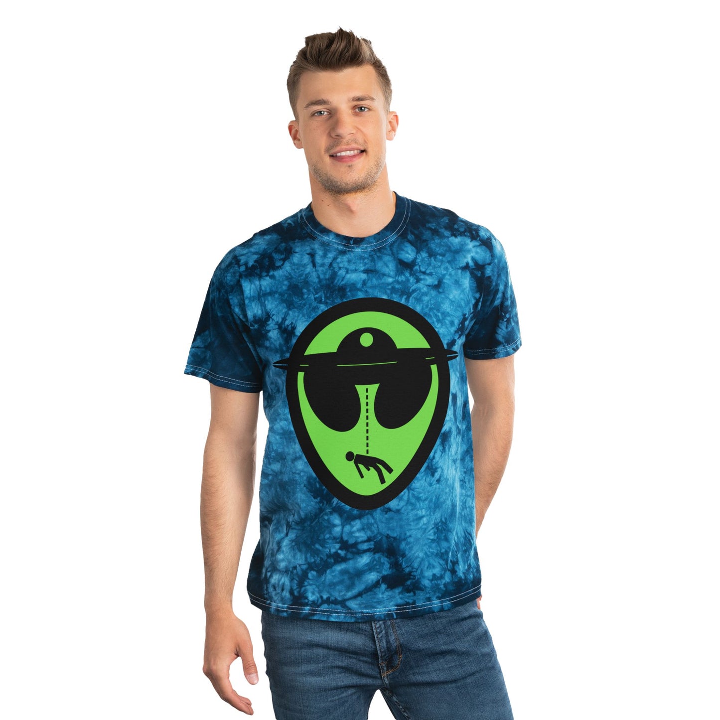 'OUTERVERSE' Tie-Dye T Shirt