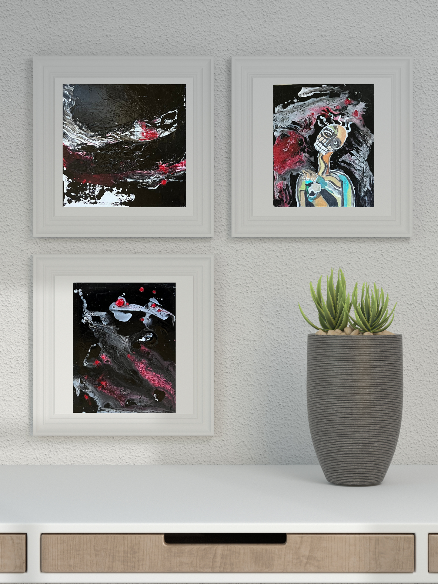 Untitled Canvas Tri-Canvas