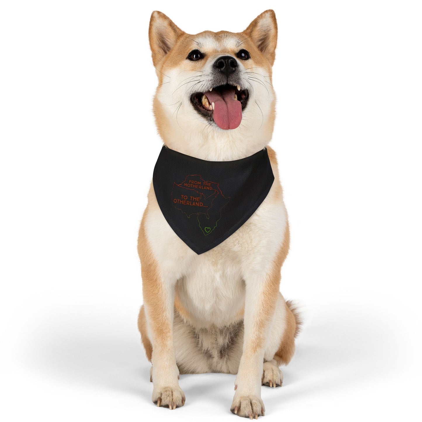 Diasporic Love Collection Pet Bandana Collar