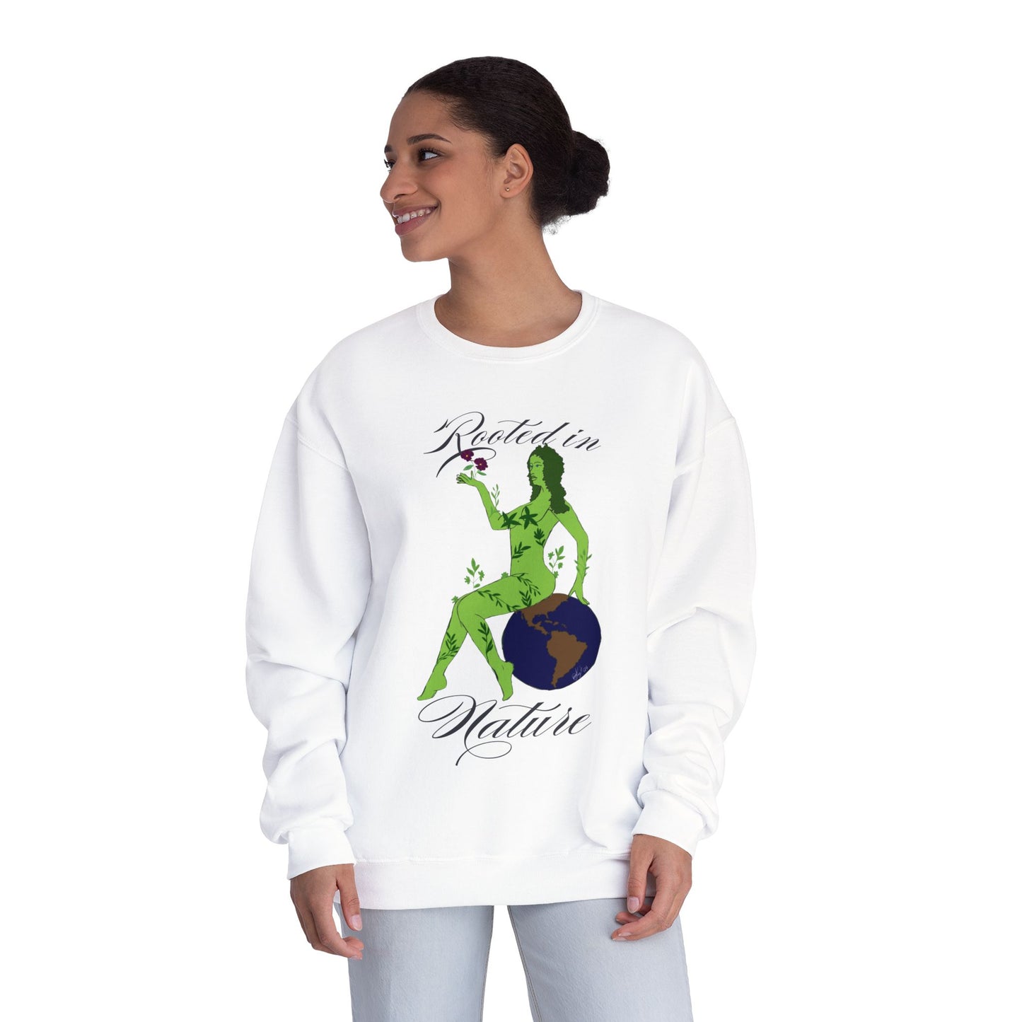 'Rooted in Nature' Crew Neck Sweatshirt
