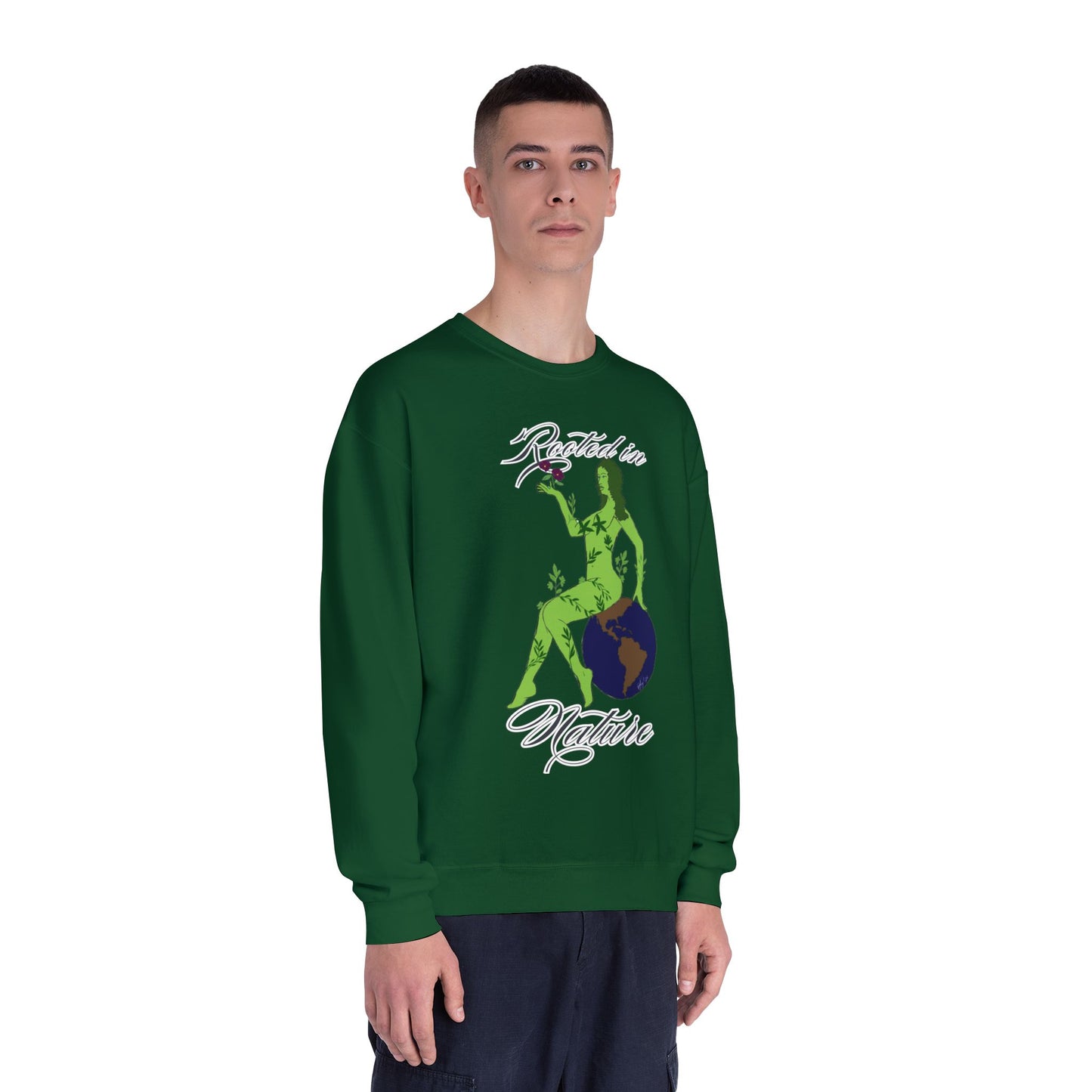 'Rooted in Nature' Crew Neck Sweatshirt