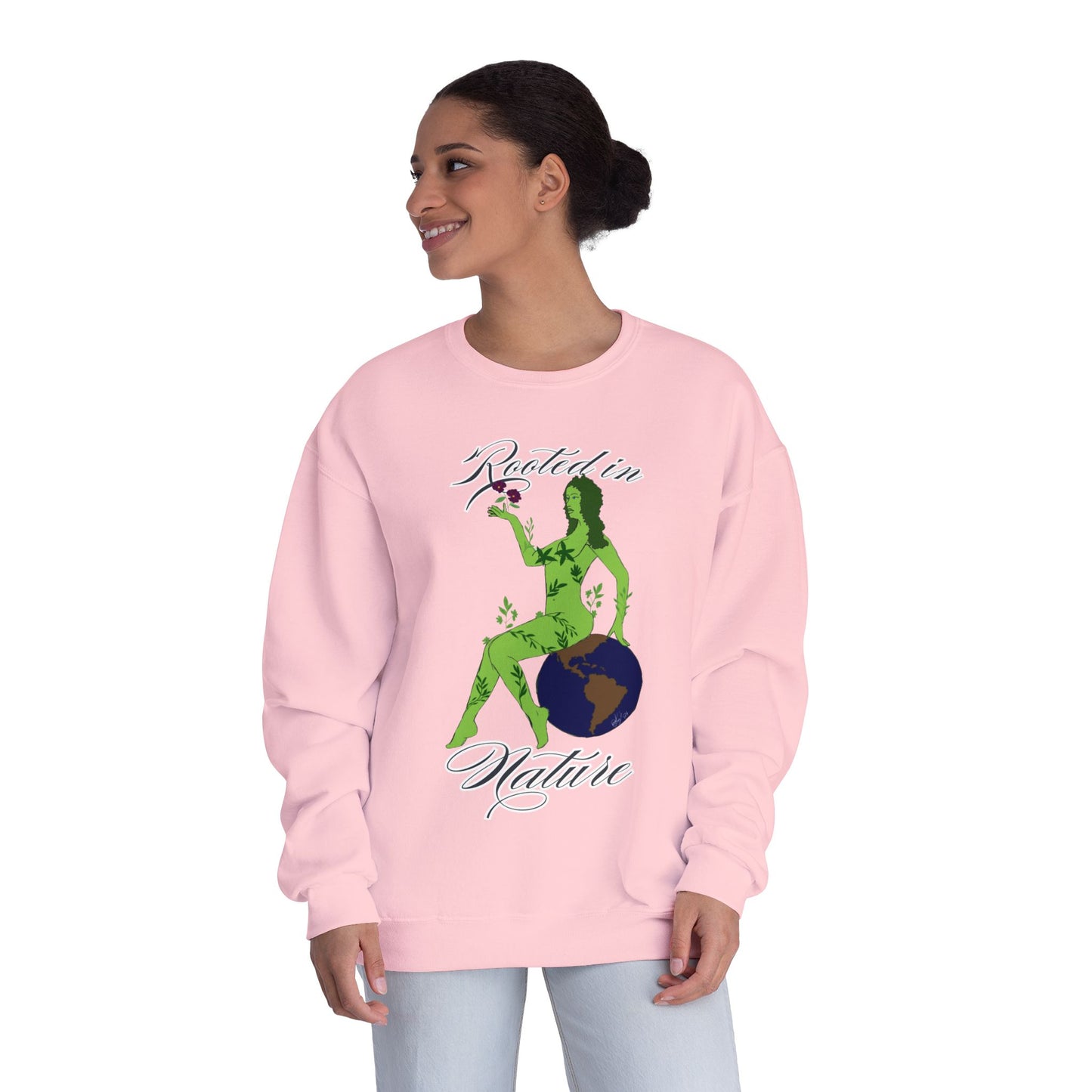 'Rooted in Nature' Crew Neck Sweatshirt