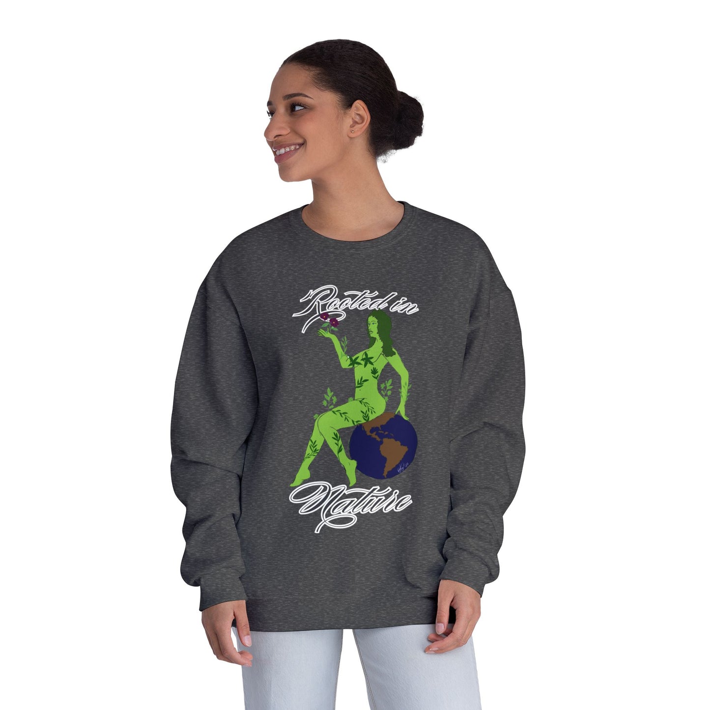 'Rooted in Nature' Crew Neck Sweatshirt