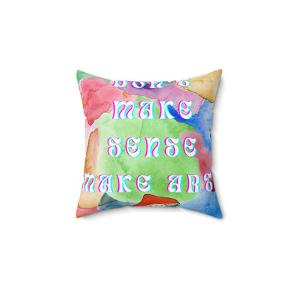 'Watercolor Dreams' Square Pillow