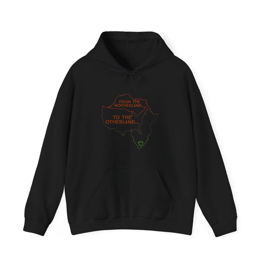 'Motherland to the Otherland' Hooded Sweatshirt