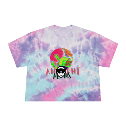 'OUTERVERSE' Women's Tie-Dye Crop Tee