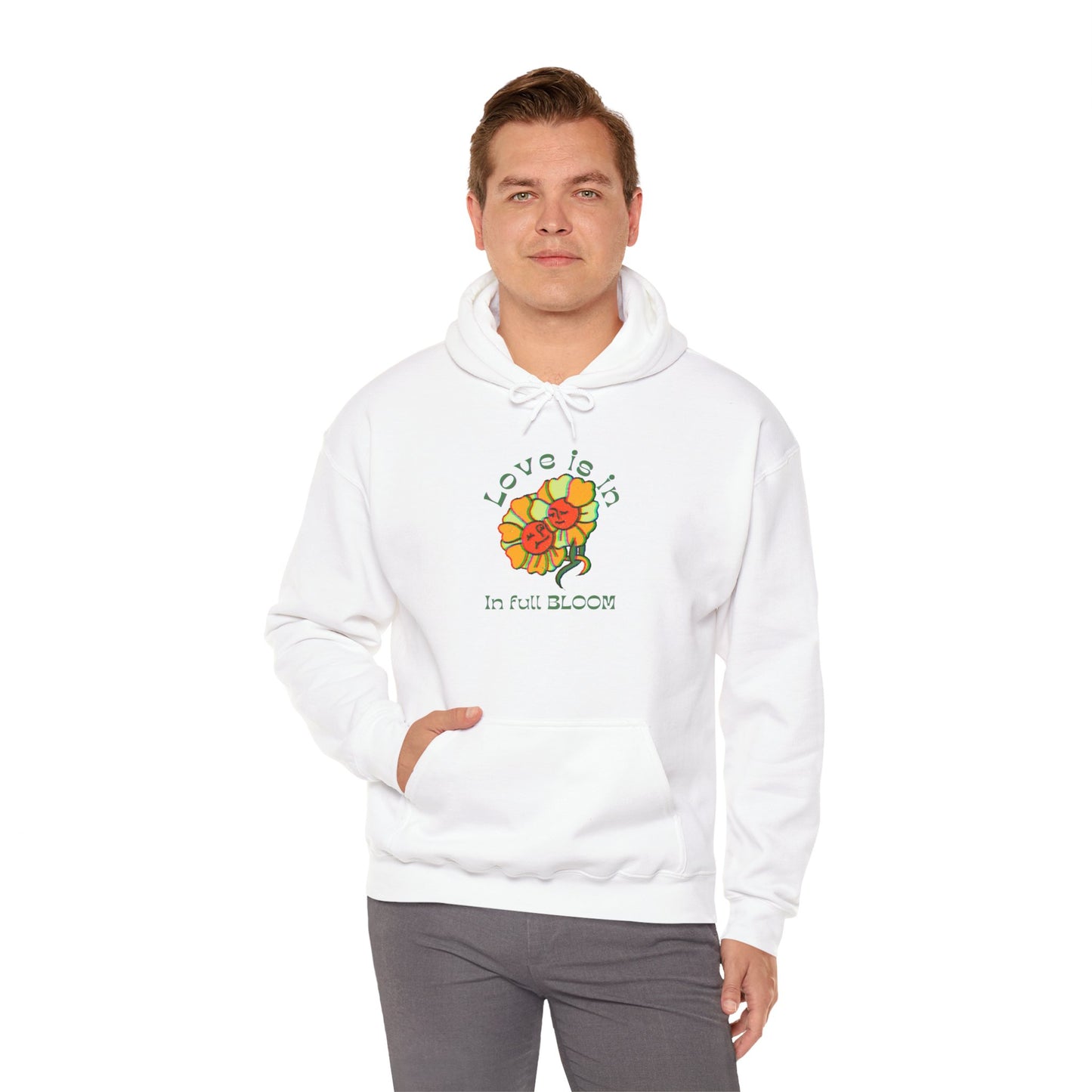 'Luv is in the air' Hooded Sweatshirt