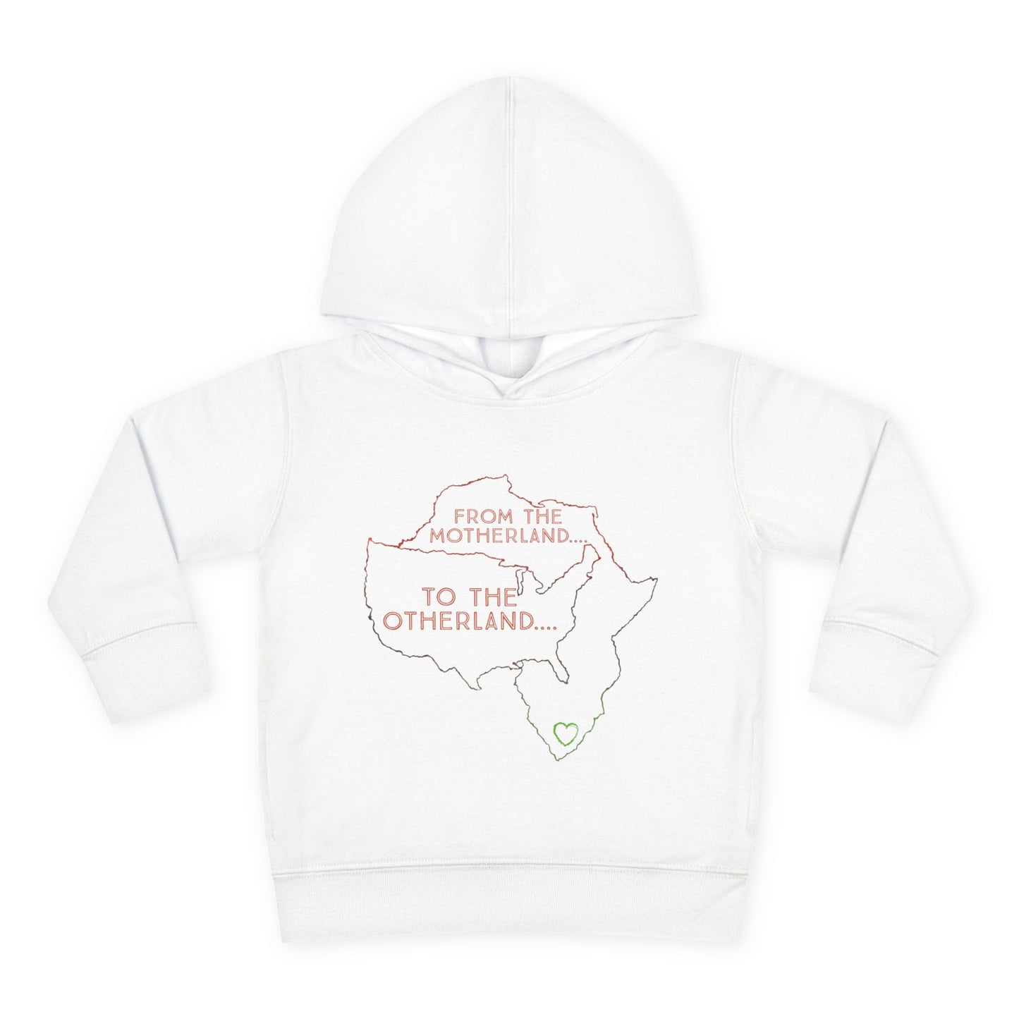 Diasporic Love Collection Toddler Pullover Fleece Hoodie