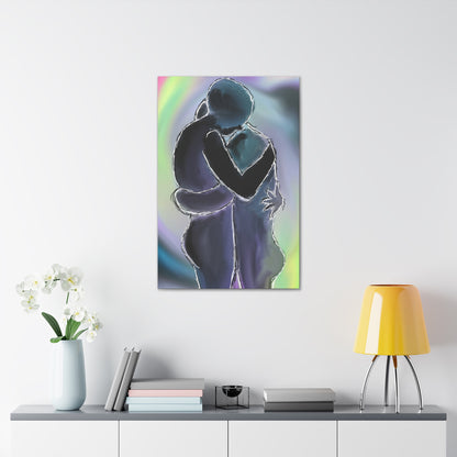 'Untitled Embrace' Canvas