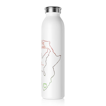 Diasporic Love Collection Slim Water Bottle