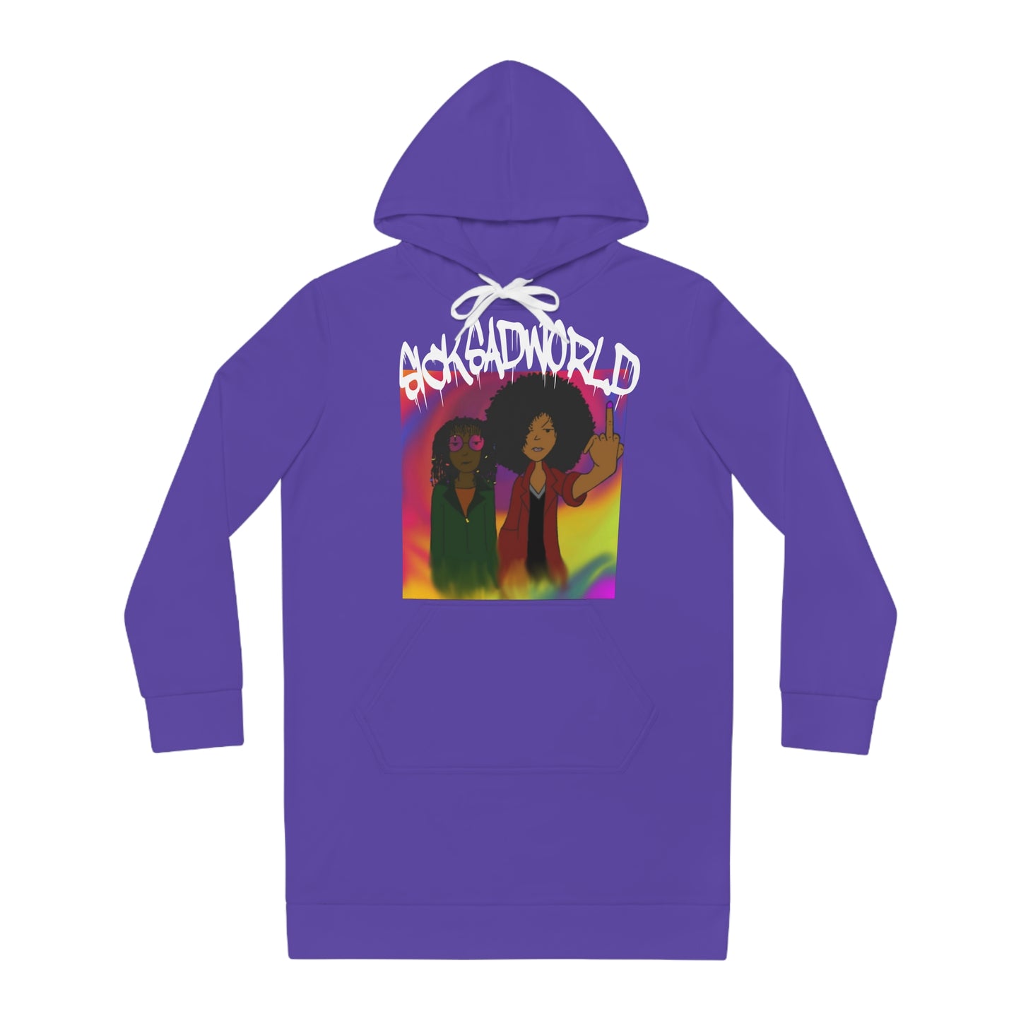 SICKSADWORLD Women's Hoodie Dress (AOP)