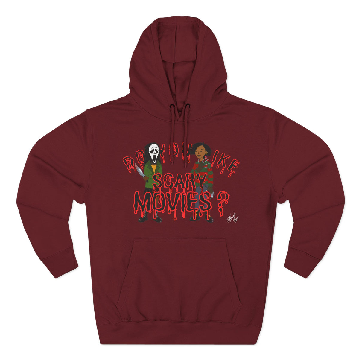 Daria Inspired Horror Movie Icons Hoodie | Okoye’s Artistry