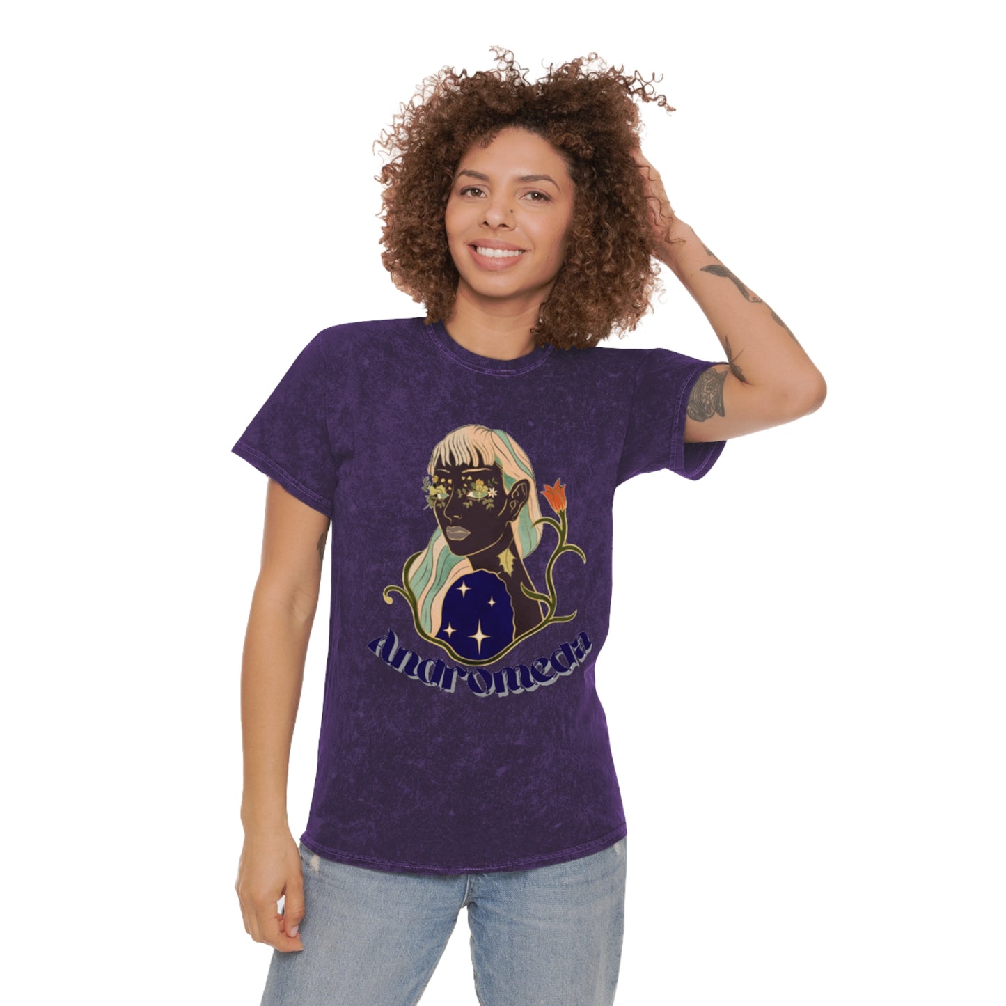 "Celestial Bound" Mineral Wash T-Shirt