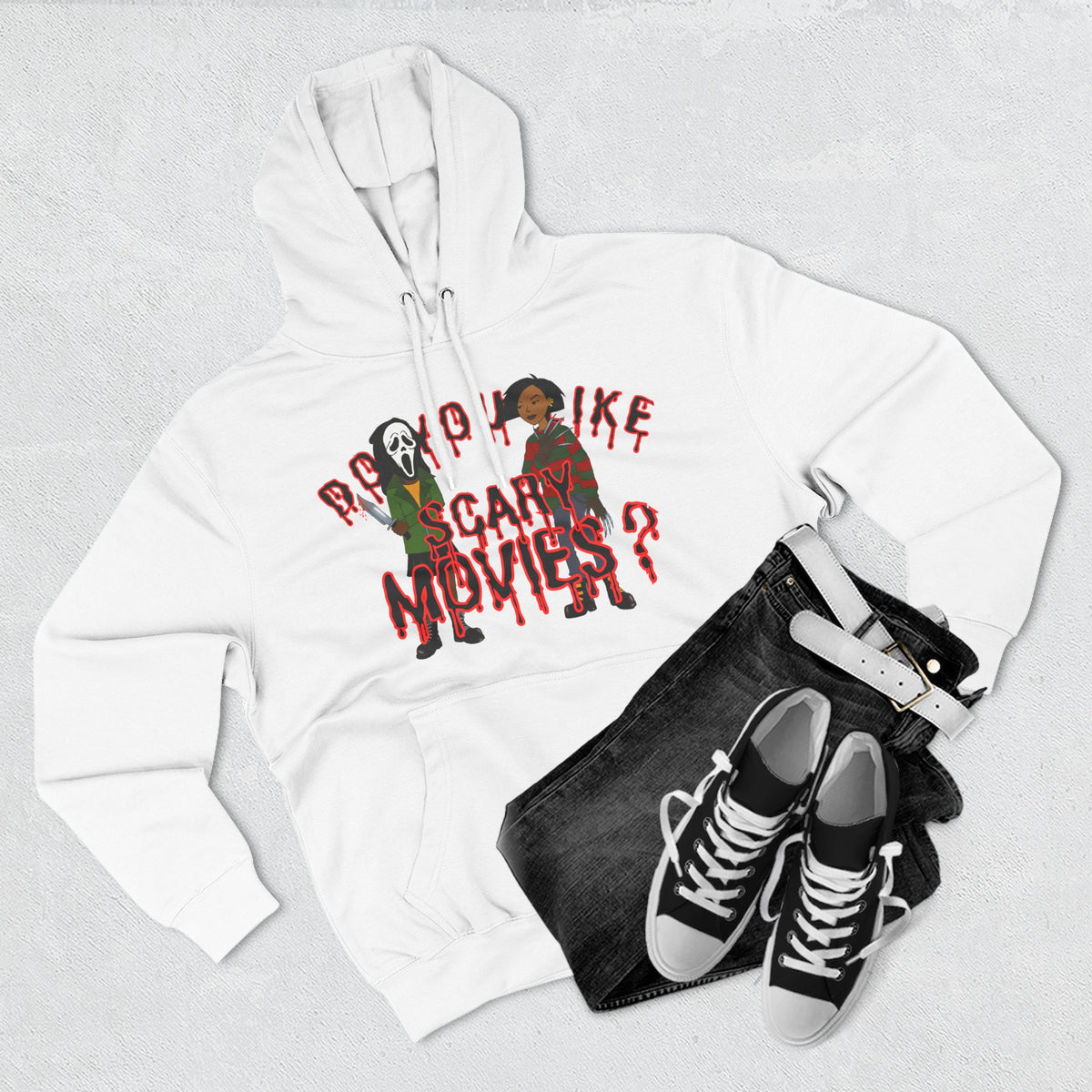 Daria Inspired Horror Movie Icons Hoodie | Okoye’s Artistry