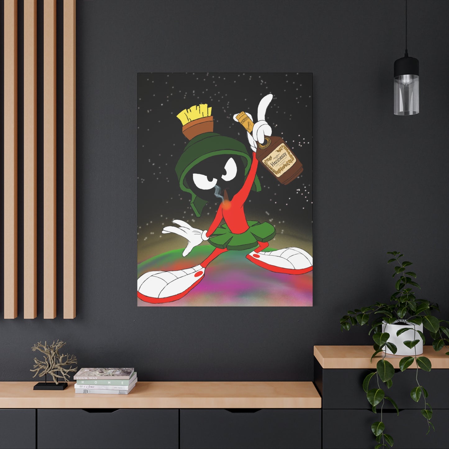 Lost in $pace Canvas Print
