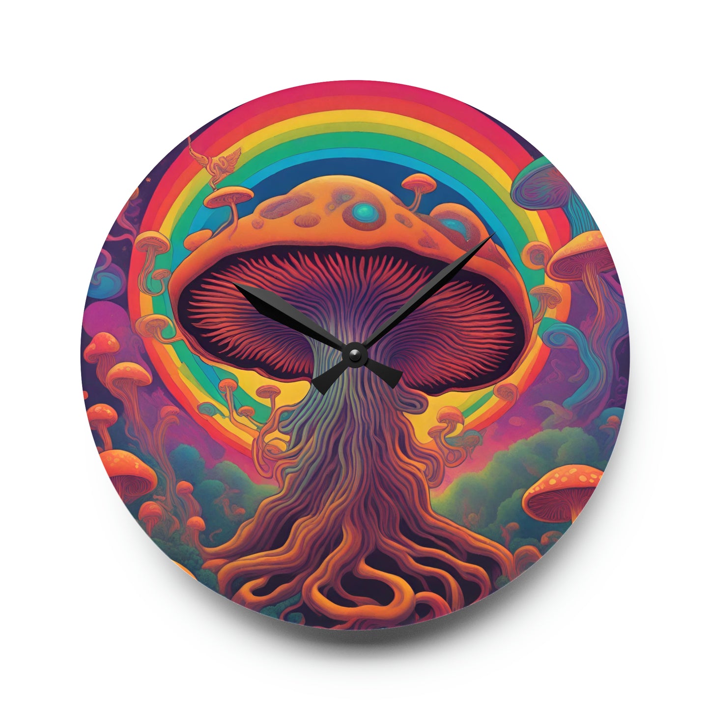 'Only time will tell' Acrylic Wall Clock