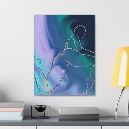 'Blue Woman' Canvas