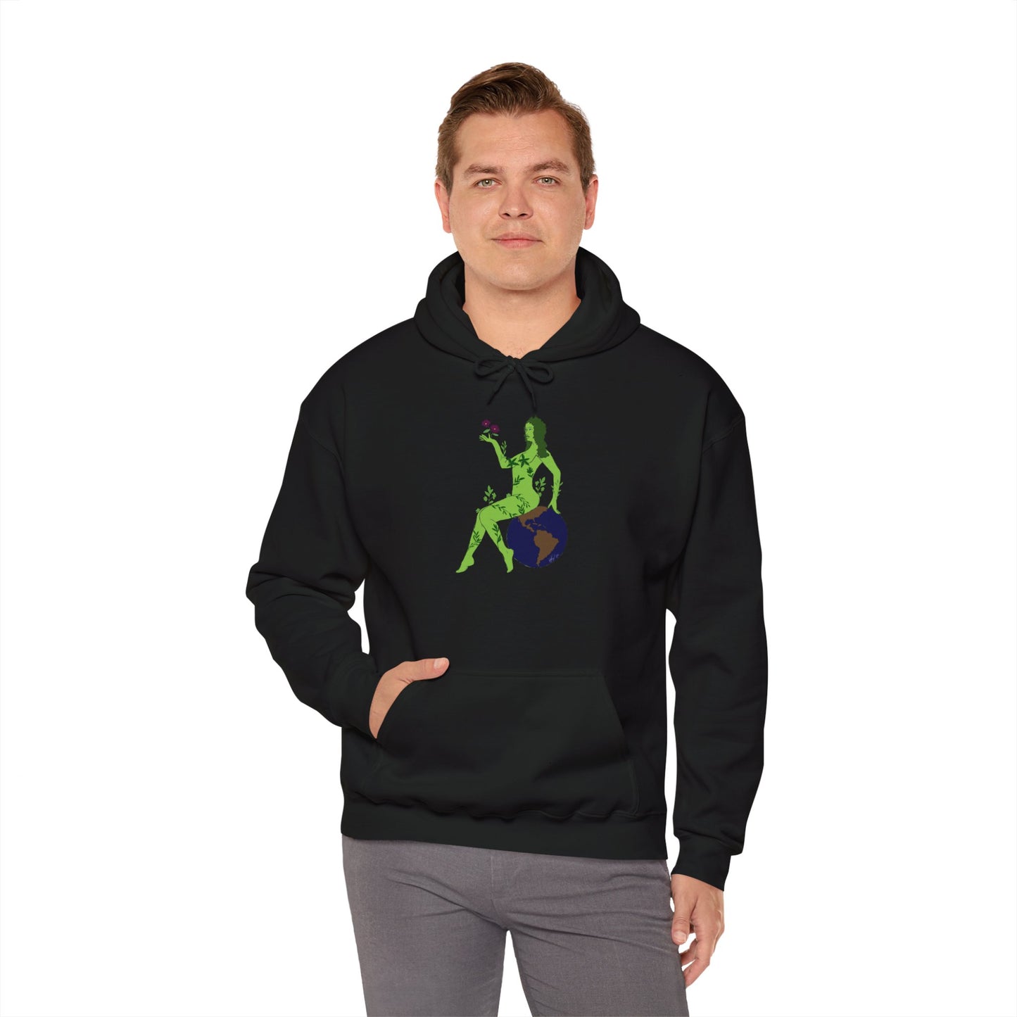 'Rooted in Nature" Hooded Sweatshirt