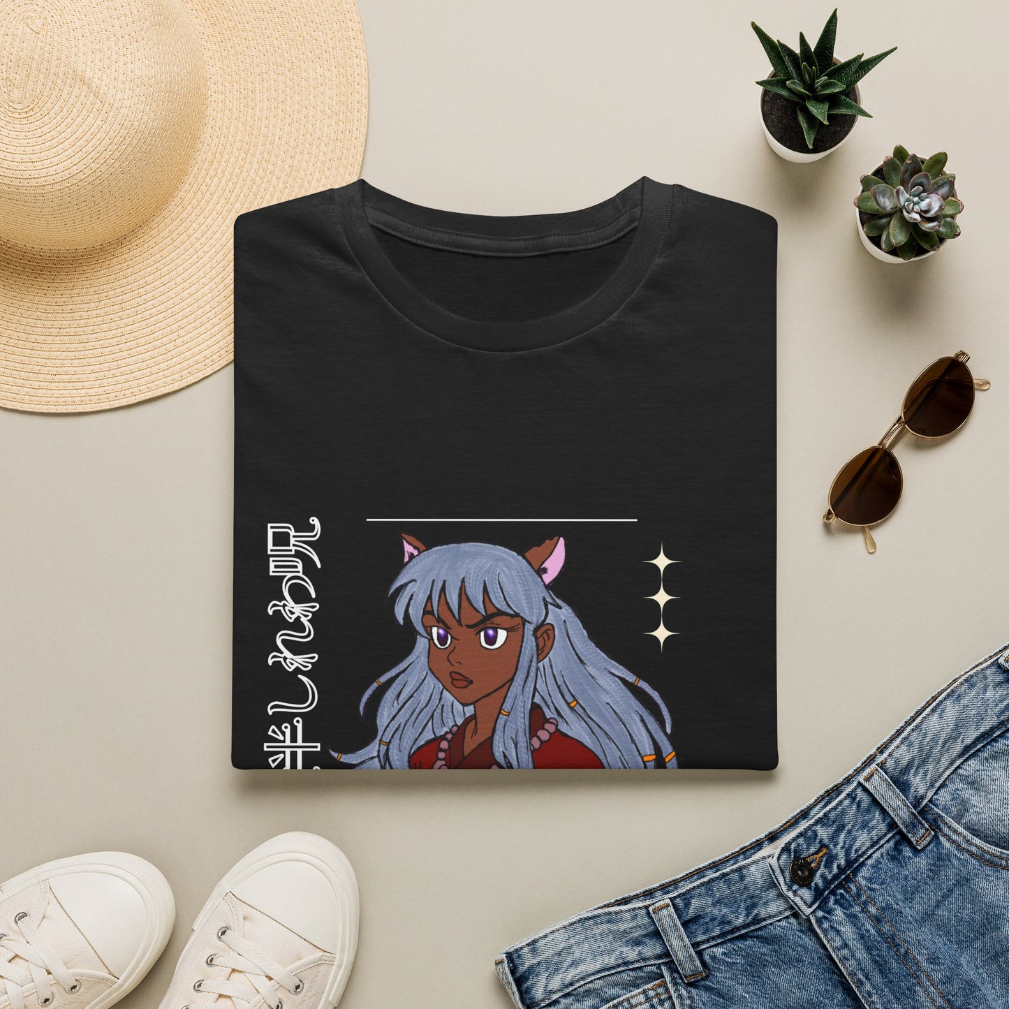Half Demon Retro Inspired Anime T Shirt