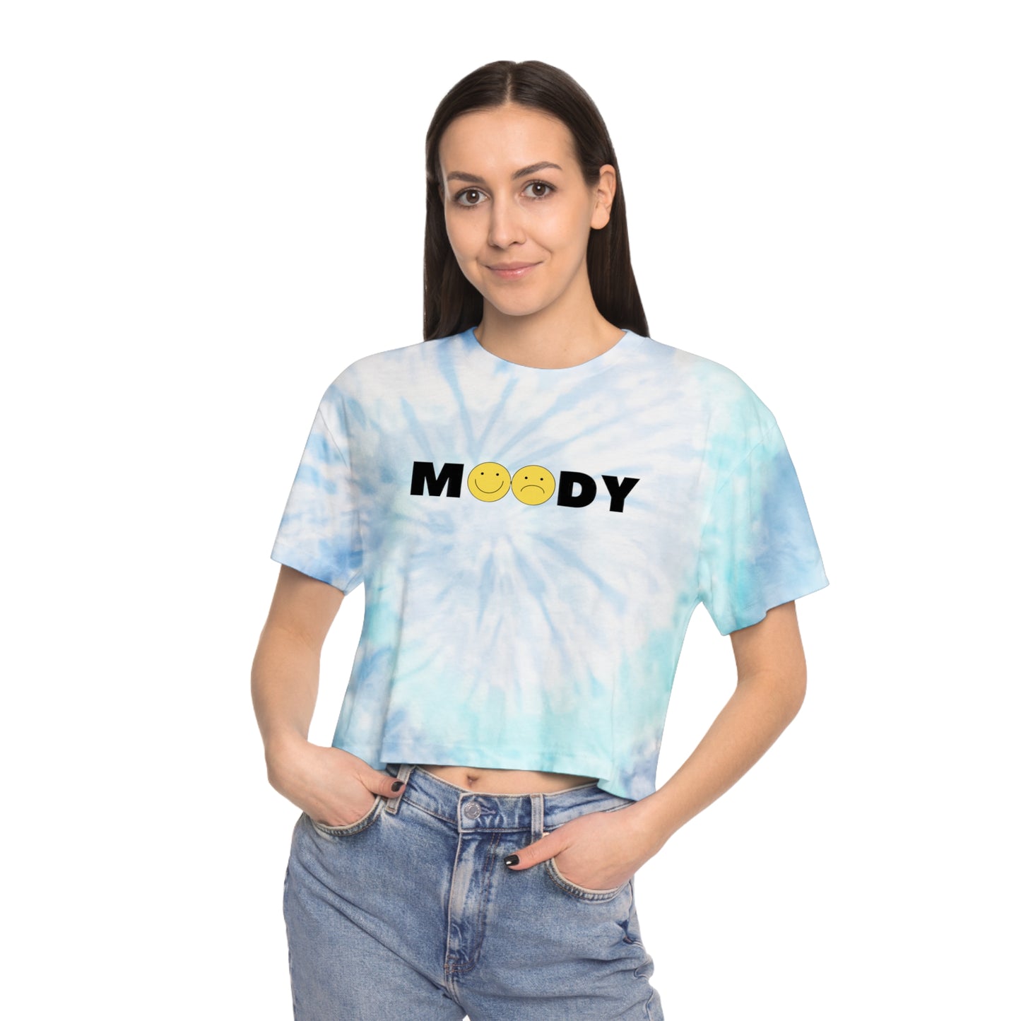 Moody Tie-Dye Crop Tee