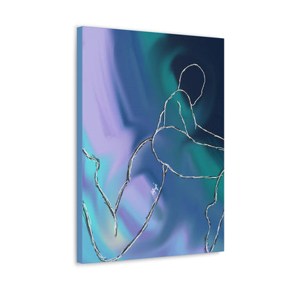 'Blue Woman' Canvas