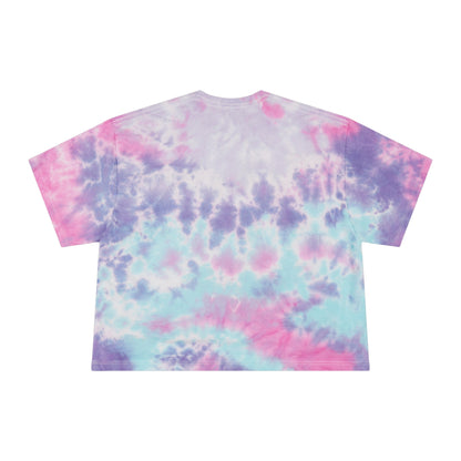 'OUTERVERSE' Women's Tie-Dye Crop Tee