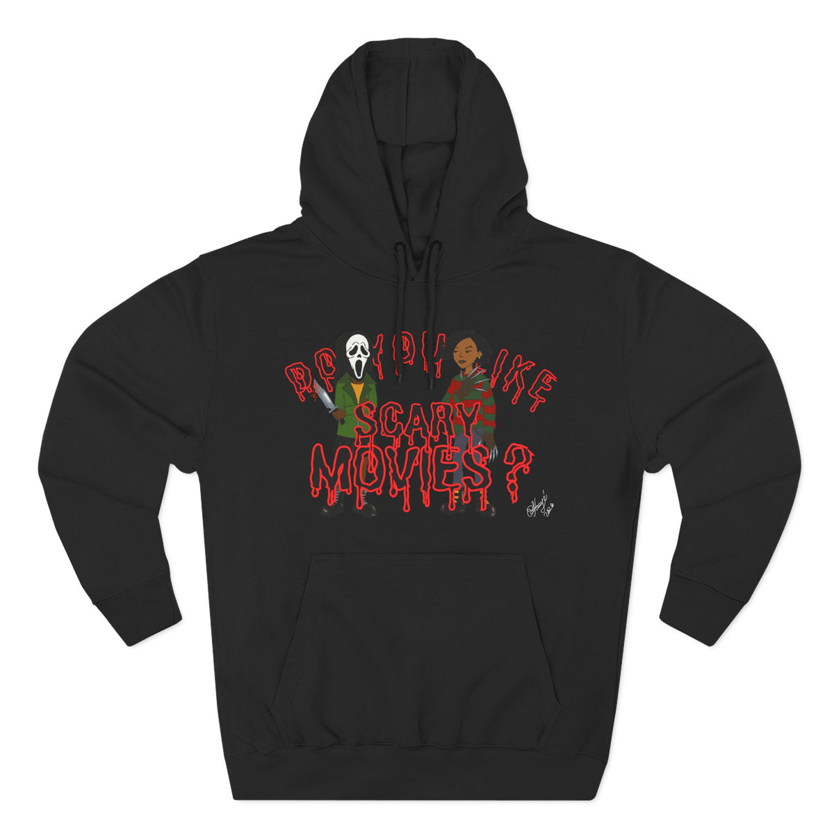 Daria Inspired Horror Movie Icons Hoodie | Okoye’s Artistry
