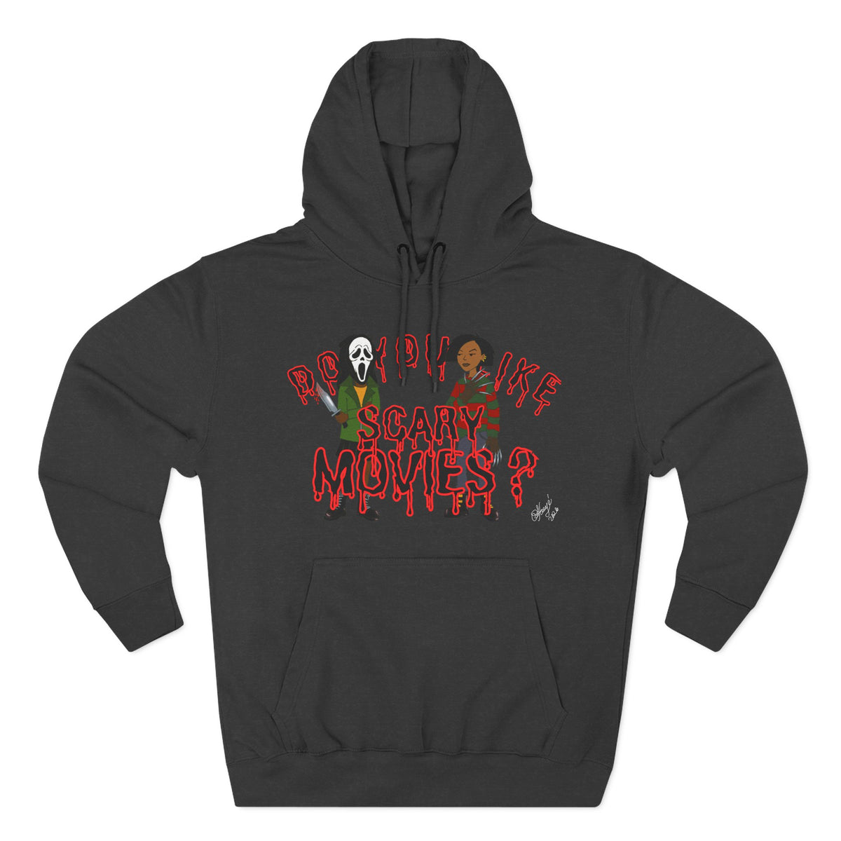 Daria Inspired Horror Movie Icons Hoodie | Okoye’s Artistry