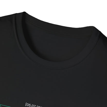 Futuristic Y2K Abstract Graphic T-Shirt — Retro Cyber Aesthetic