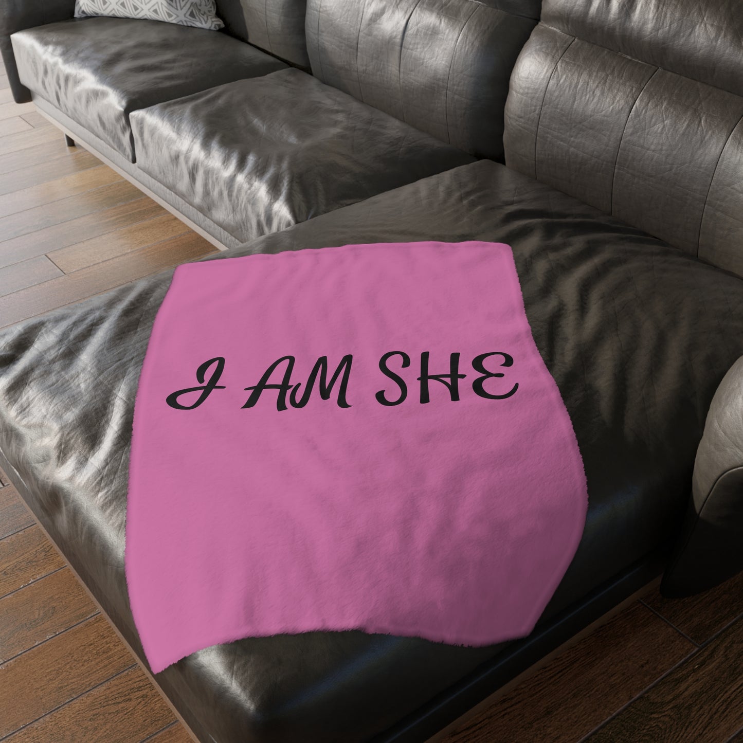 'I Am She' Minky Blanket