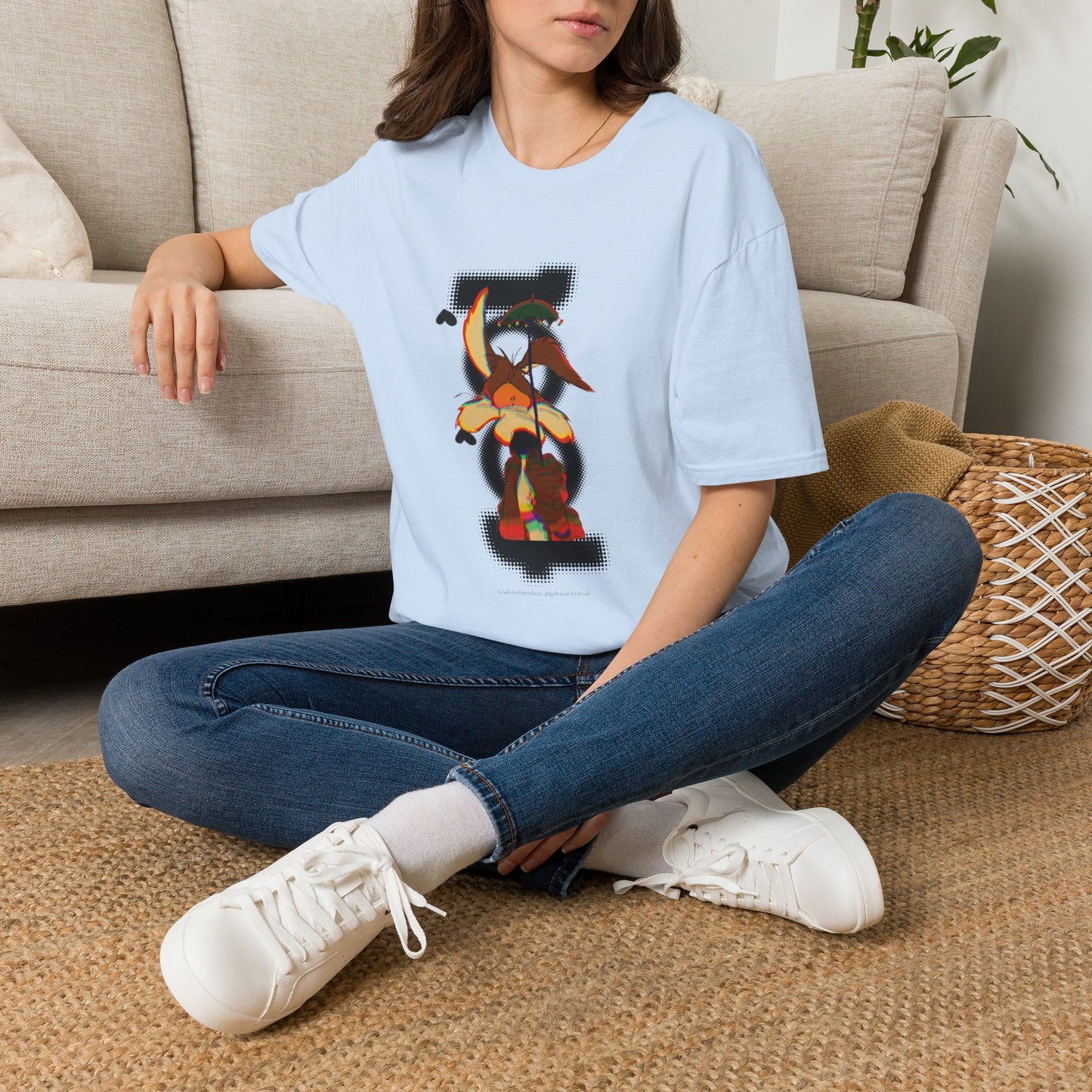 Fool in Love Retro Coyote Inspired Graphic Tee