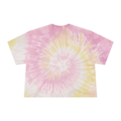 'OUTERVERSE' Women's Tie-Dye Crop Tee