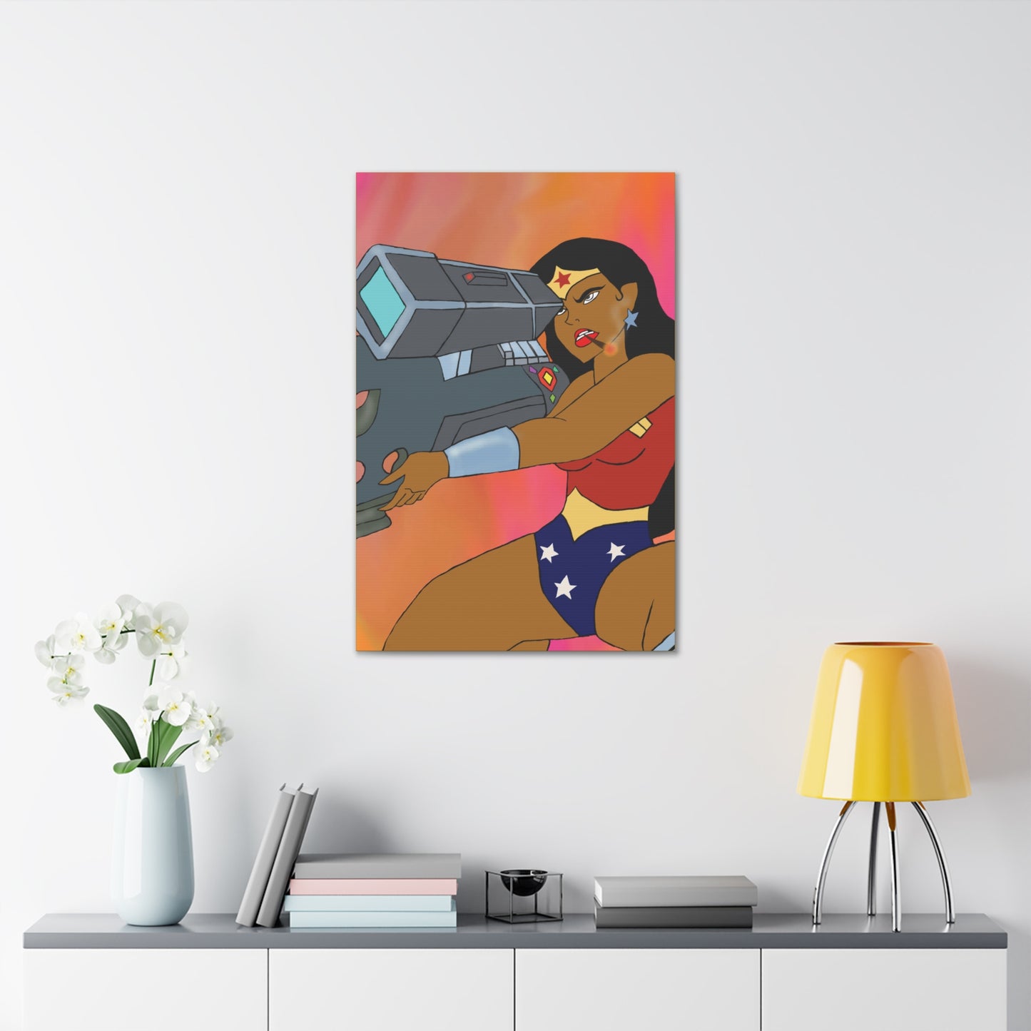 'Dirtyy Diana' canvas