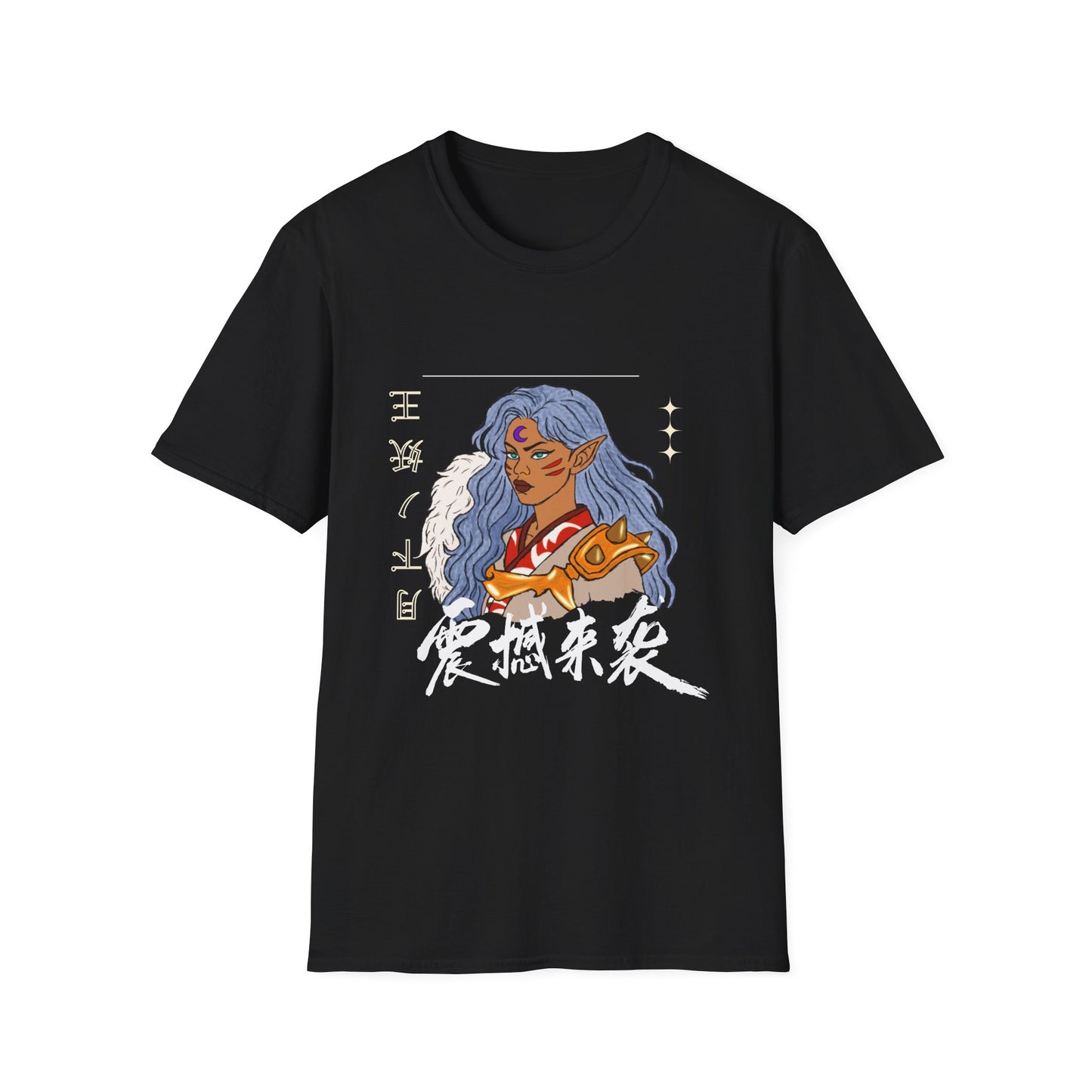 Silver Demon King Retro-inspired 90s Anime T Shirt