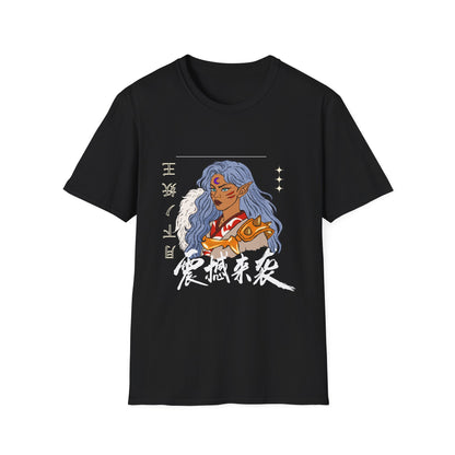 Silver Demon King Retro-inspired 90s Anime T Shirt