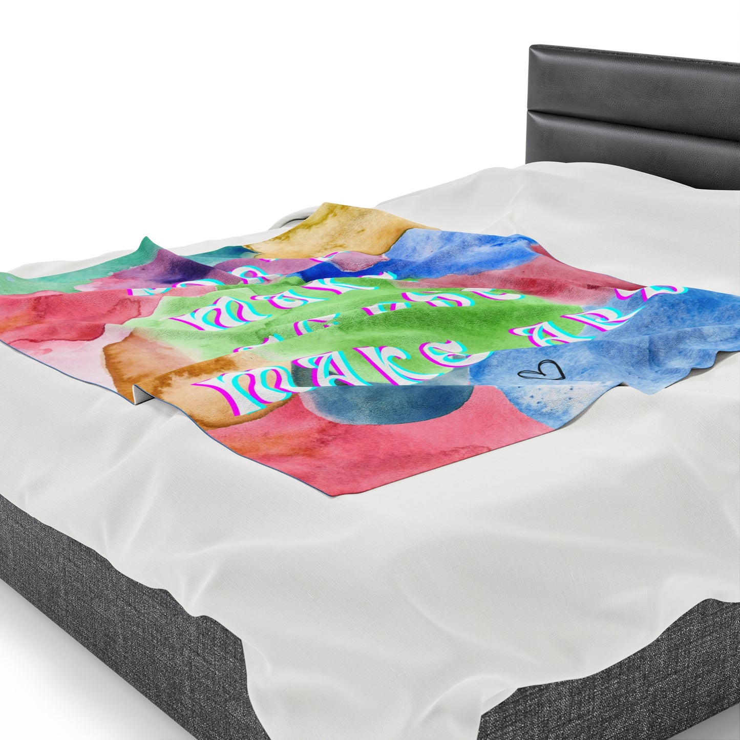 Don't Make Sense, Make Art Velveteen Plush Blankie