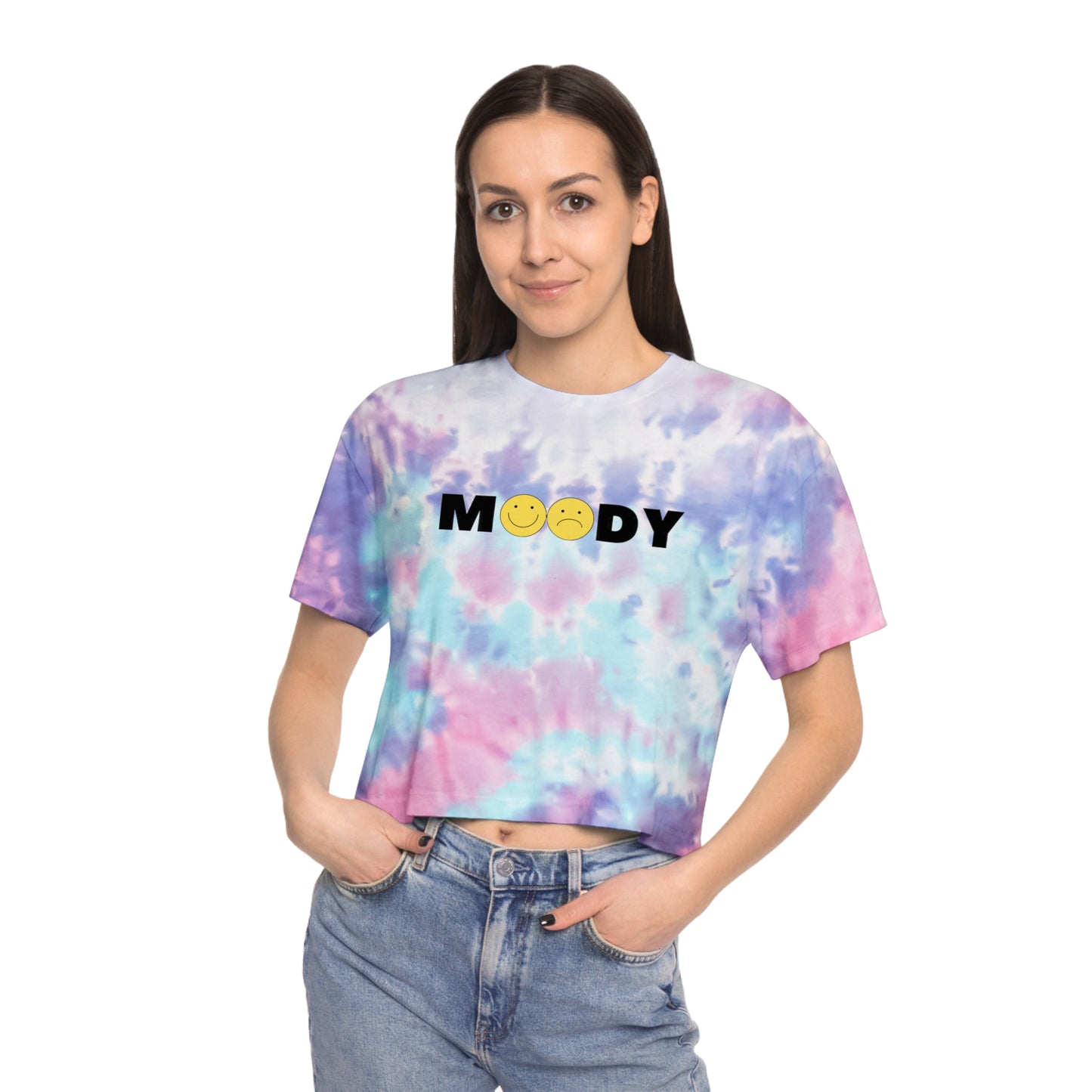 Moody Tie-Dye Crop Tee