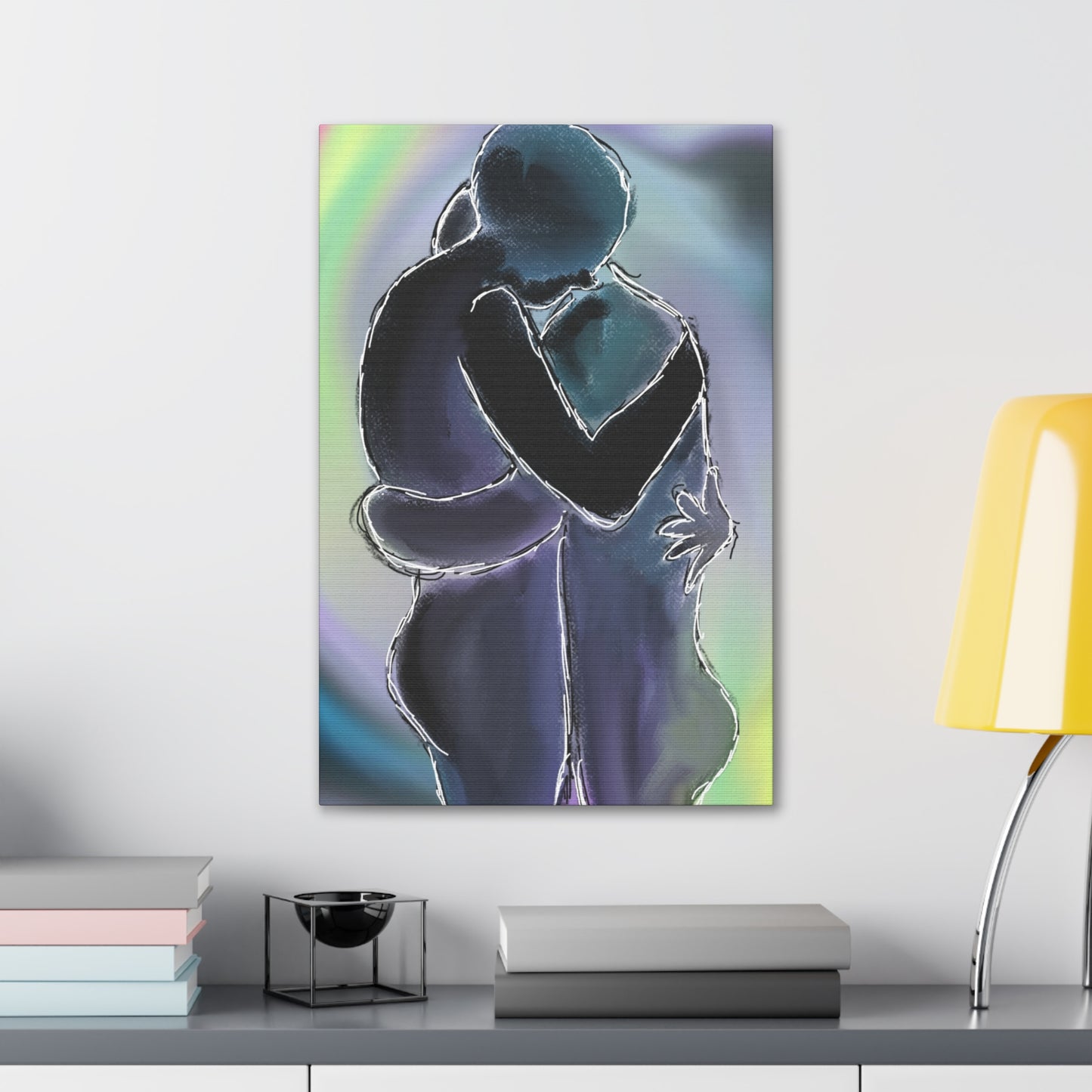 'Untitled Embrace' Canvas