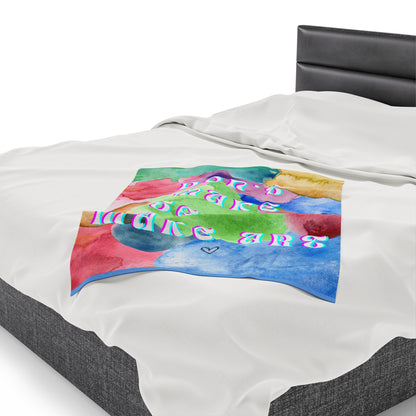 Don't Make Sense, Make Art Velveteen Plush Blankie