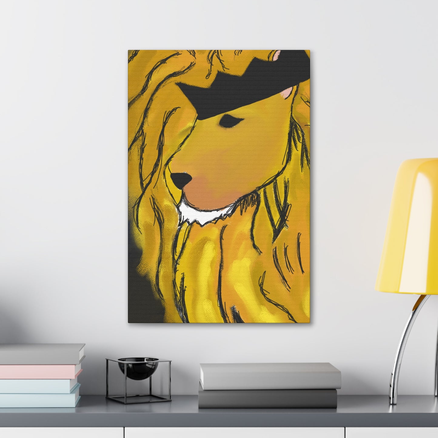 'What's a King Without a Crown?' Canvas