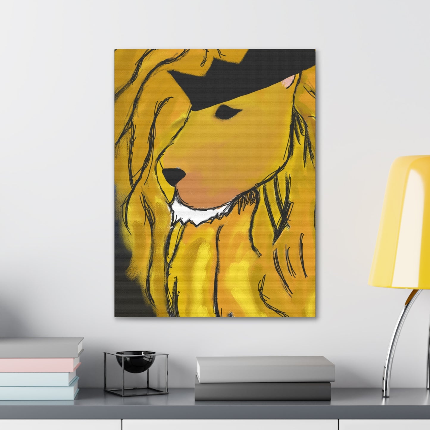 'What's a King Without a Crown?' Canvas