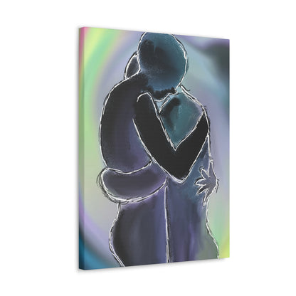 'Untitled Embrace' Canvas