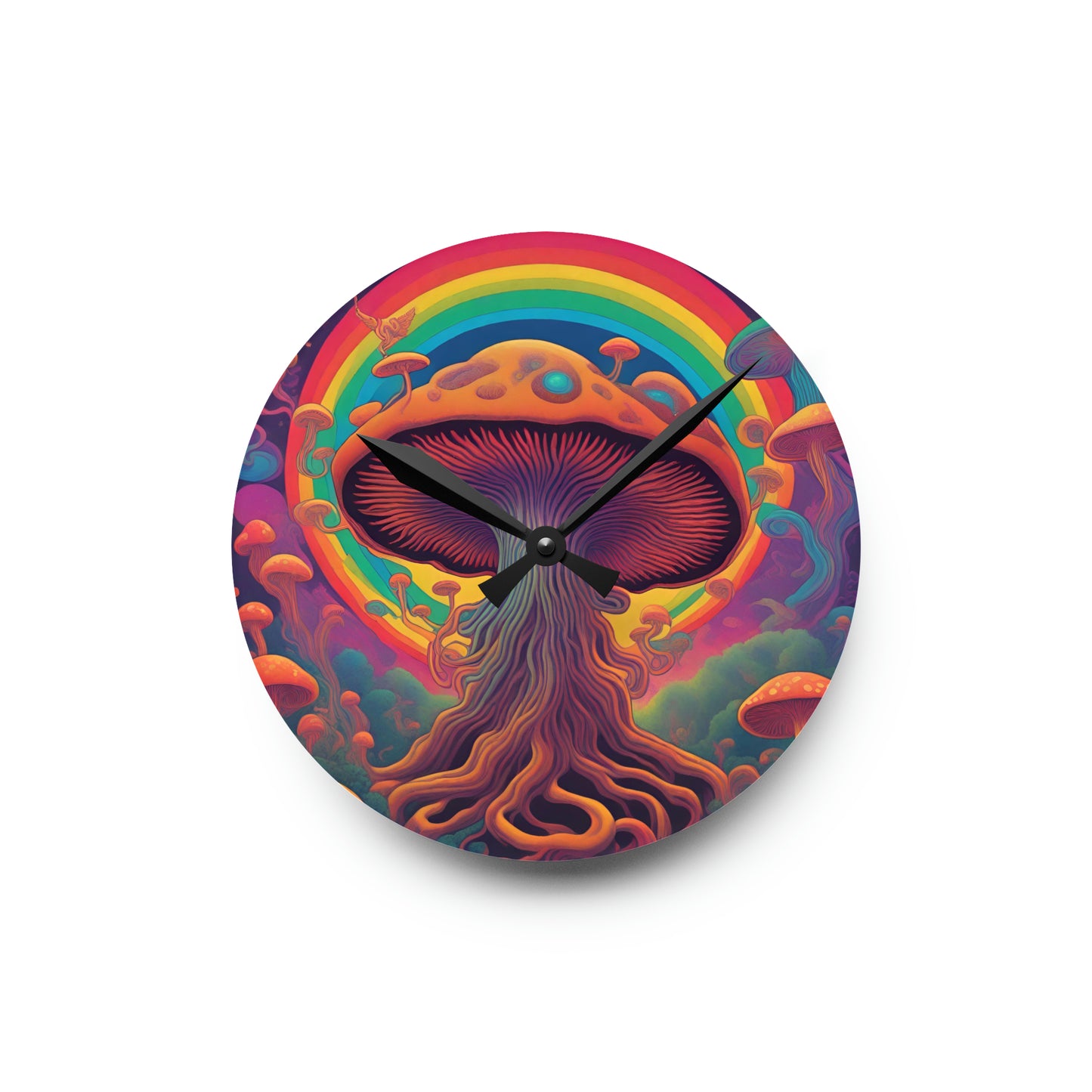 'Only time will tell' Acrylic Wall Clock